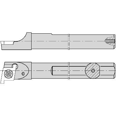 Small Hole Boring Bars For Grooving and Threading