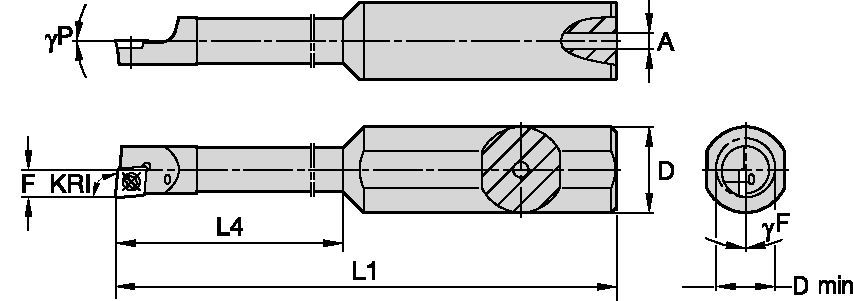 S-Style CCBM4812225R Boring Bar 2831265 - Widia