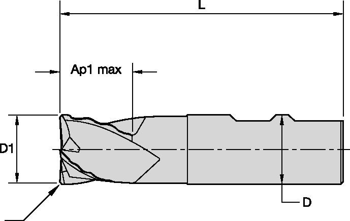 Series 620W Solid End Milling - 2709613 - WIDIA