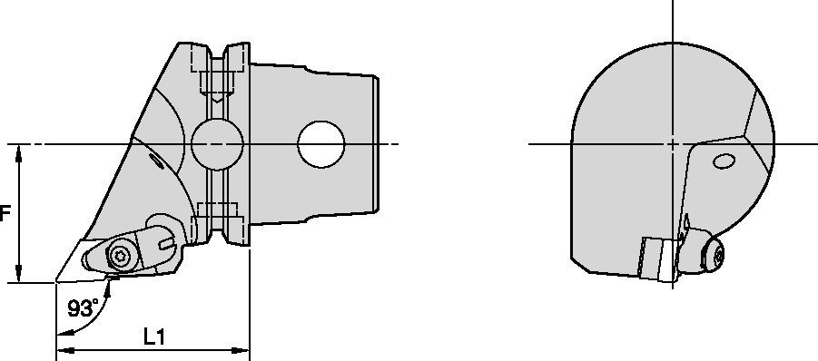 DDJN 93° • KM40TS™ Cutting Units • Kenclamp™