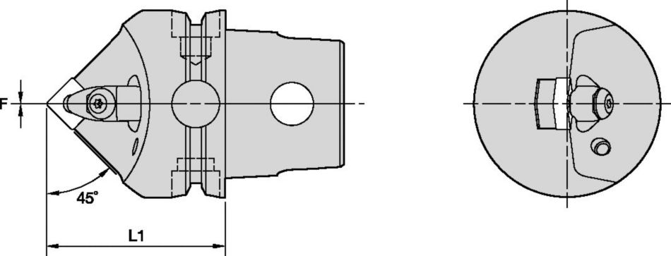 DSDN 45° • KM50TS™ Cutting Units • Kenclamp™