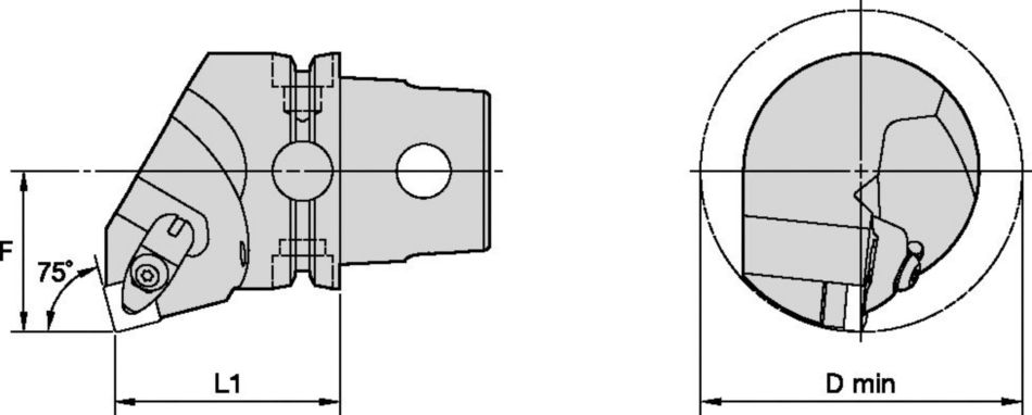 DSKN 75° • KM50TS™ Cutting Units • Kenclamp™