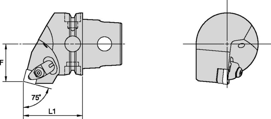 DSRN 75° • KM40TS™ Cutting Units • Kenclamp™