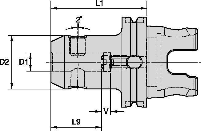 Adattatori combinati Whistle Notch™ / per fresa a candela