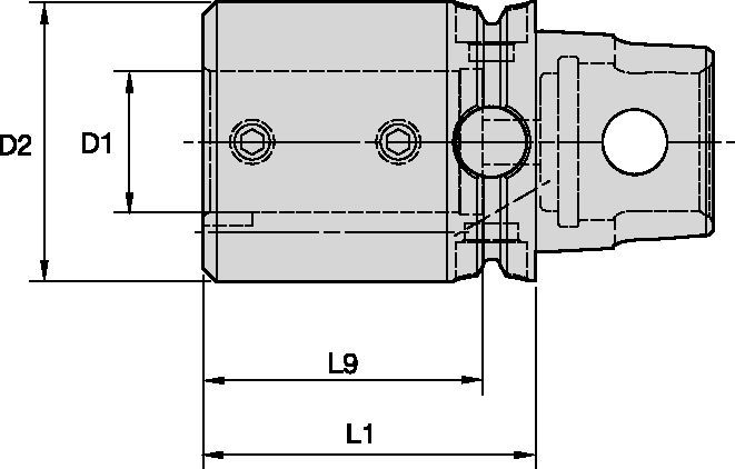 BA • Boring Bar Adapters • Internal and External Coolant