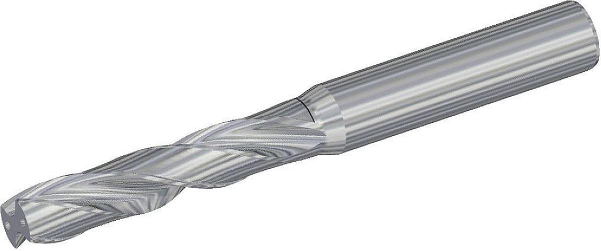 Solid Carbide Flat Bottom Drill for Steel and Cast Iron