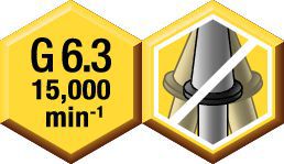 Equilibrio —  G 6.3 a 15,000 min -1