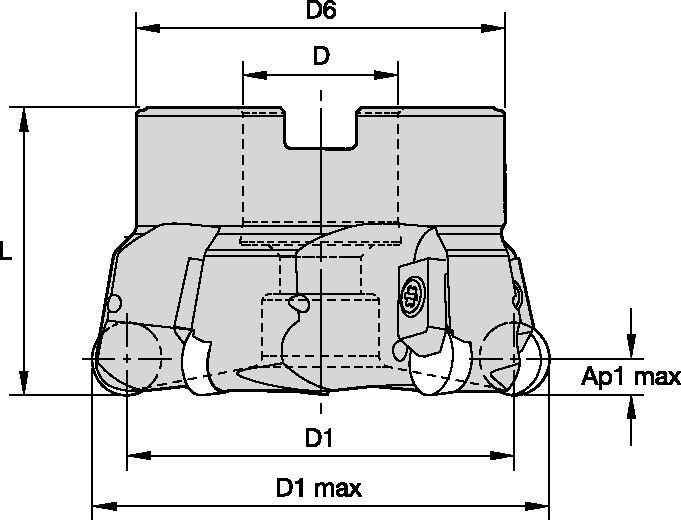 KSSR - RP • Shell Mills • Metric