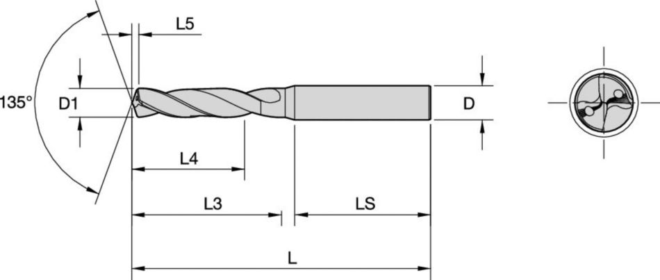 K255_YPC (~5 x D) • KCK10 • A-Shank • YPC Beyond Drills