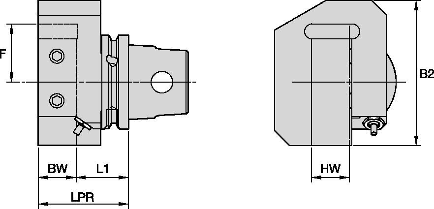 Adaptateurs pour section carrée simple