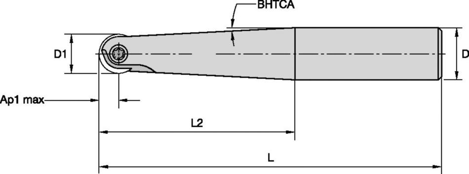 Indexable Ball Nose Finisher