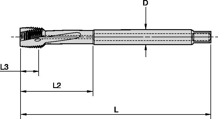 T621 LHSF mm Threading - 4027918 - Kennametal