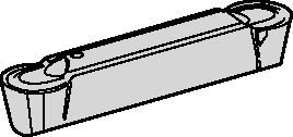 A4™-Wendeschneidplatten für Einstechdrehen und Drehen • Axial-Einstechdrehen kleiner Durchmesser