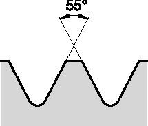 Laydown 3ERG55 Threading Insert 2018308 - Widia