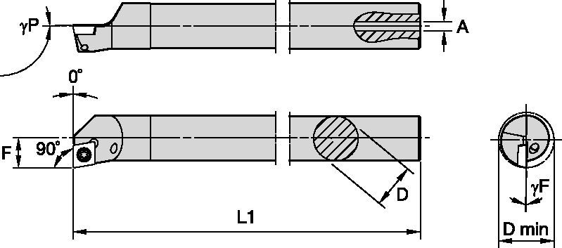 Carbide Shank with Through Coolant