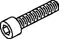 Screw Flachkopfschr.2XInnen-6,M8X25