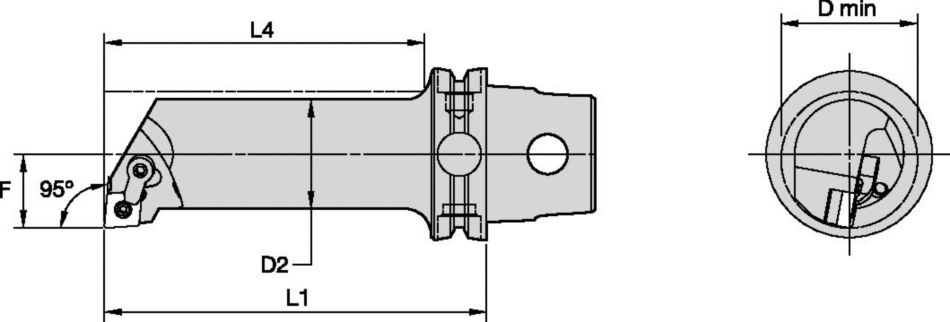 KM40TS™ Internal Cutting Units M-Clamping