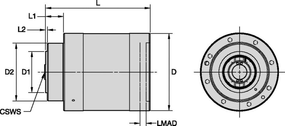 G&L VTC Tooling Systems - 3449440 - WIDIA