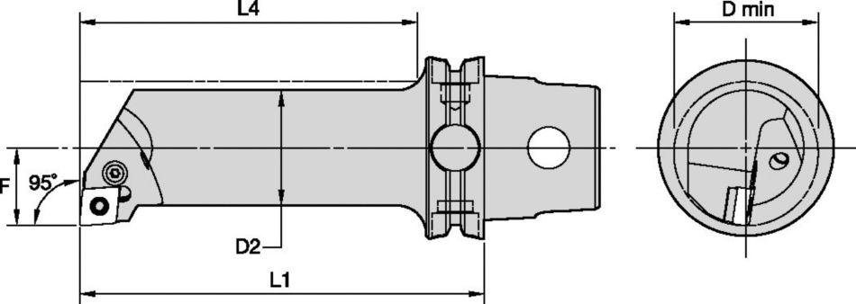 KM40TS™ Internal Cutting Units P-Clamping