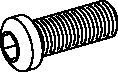 M6X1.0X16mm Modified head dia