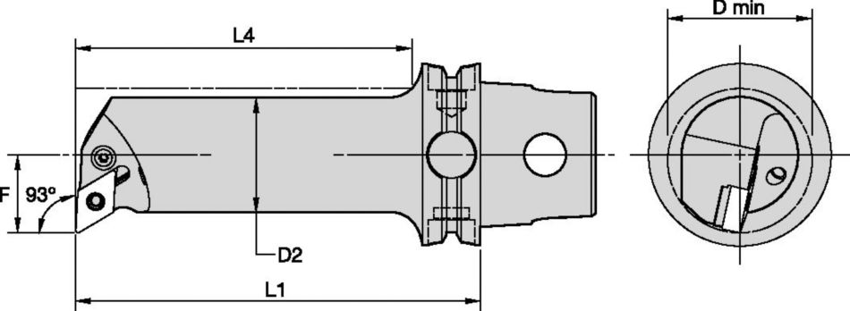 KM40TS™ Internal Cutting Units P-Clamping