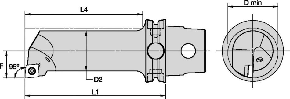 KM50TS™ Internal Cutting Units S-Clamping