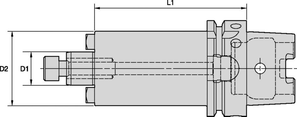 Shell Mill Adaptors with Through Coolant