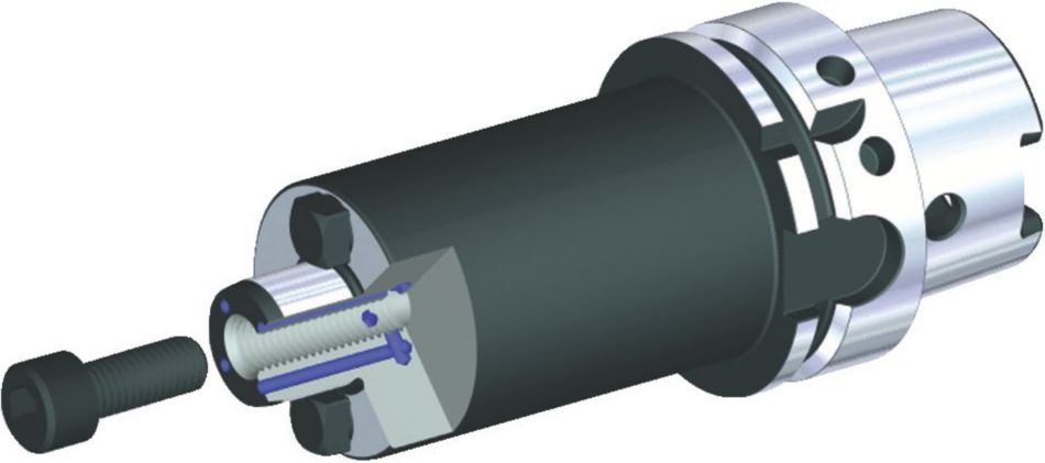 Shell Mill Adapter • HSK100A • Metric