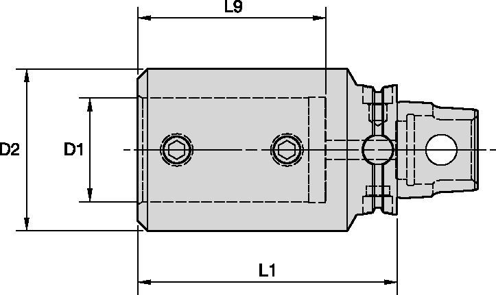 Adaptadores para barra de mandrinar