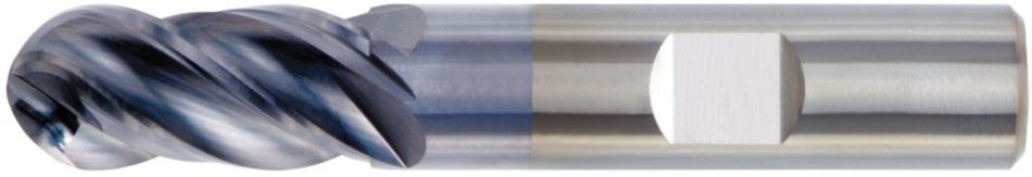 HARVI™ I - Ball Nose - 4 Flutes - Plain Shank - Inch 3881409 - Kennametal