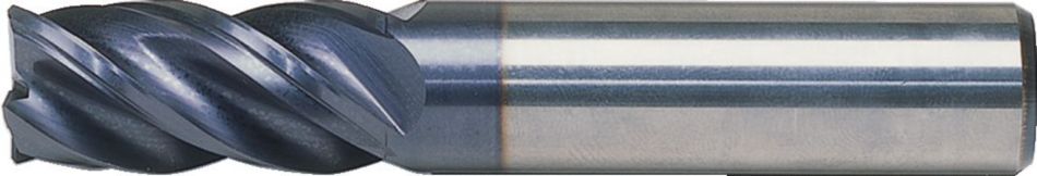 HARVI™ I - Square End - 4 Flutes - Plain Shank - Inch 4047699 - Kennametal