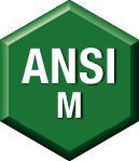 제조업체 규격: ANSI M