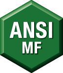 Especificações do fabricante: ANSI MF