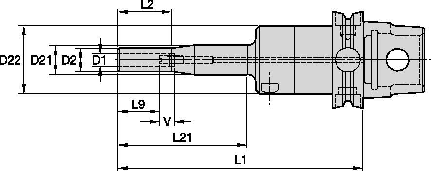 HC Slim T-KM Metric Tool Holders & Adapters - 3055503 - Kennametal