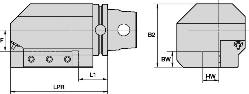 Single Square Shank Adapters