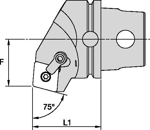 MCRN 75°-Metric CU ATC Tooling Systems - 1960916 - WIDIA