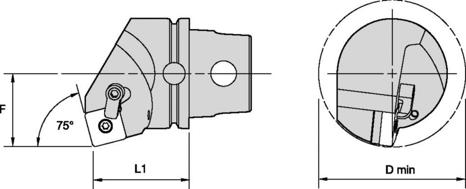 MSKN 75°-Metric CU ATC Tooling Systems - 1960917 - WIDIA