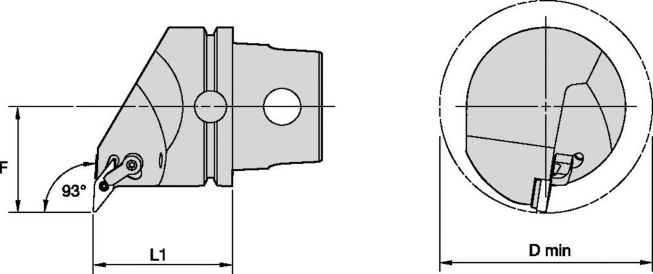 MVUN 93°-Metric CU ATC Tooling Systems - 1961335 - WIDIA