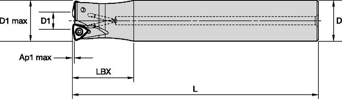 Schaftfräser mit Zylinderschaft • mittlere Teilung • metrisch