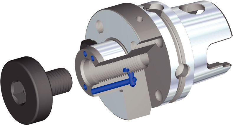 SMC Shell Mill Adapters Through Coolant