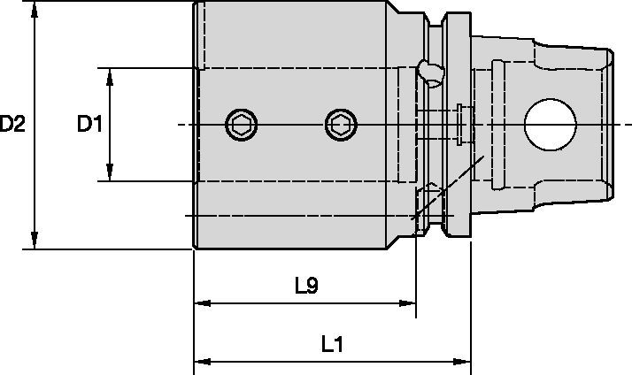 KM63XMZ™ Adapters Boring Bar Adapters