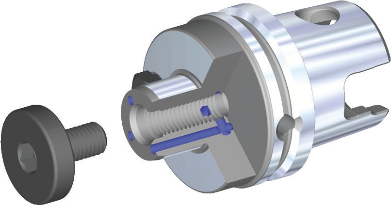 SMC Shell Mill Adapters with Through Coolant