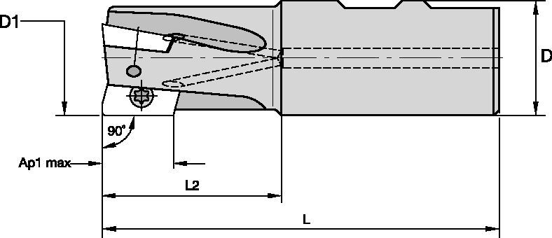 Mill 1-14™ • End Mill • Weldon Shank • Metric