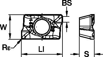 Indexable Milling • Shoulder Milling ISO Inserts • ADPT