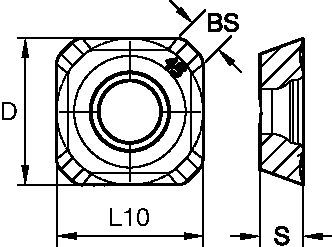 Indexable Milling - Face Milling ISO Inserts - SEPT 4072175 - WIDIA