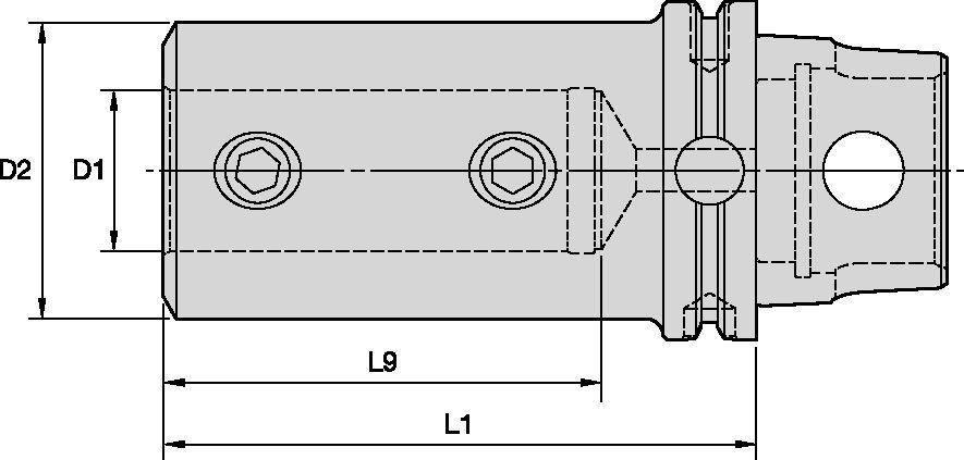 Straight Shank with Flat Adapters