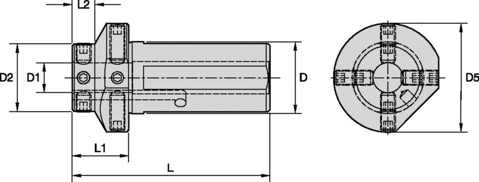 KM63XMZ™ Adapters Boring Bar Reducers