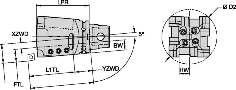 KM63XMZ™ Adapters Straight Side Mount