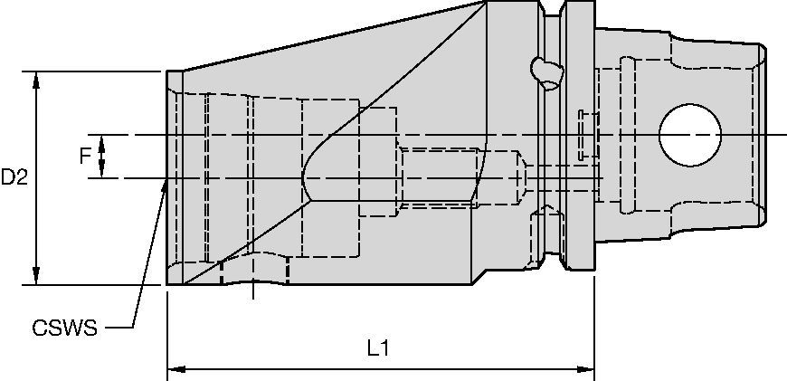 ES-KM-XMZ Tooling Systems - 1021470 - WIDIA