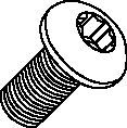 Button-Head Cap Screw 1021387 - Kennametal